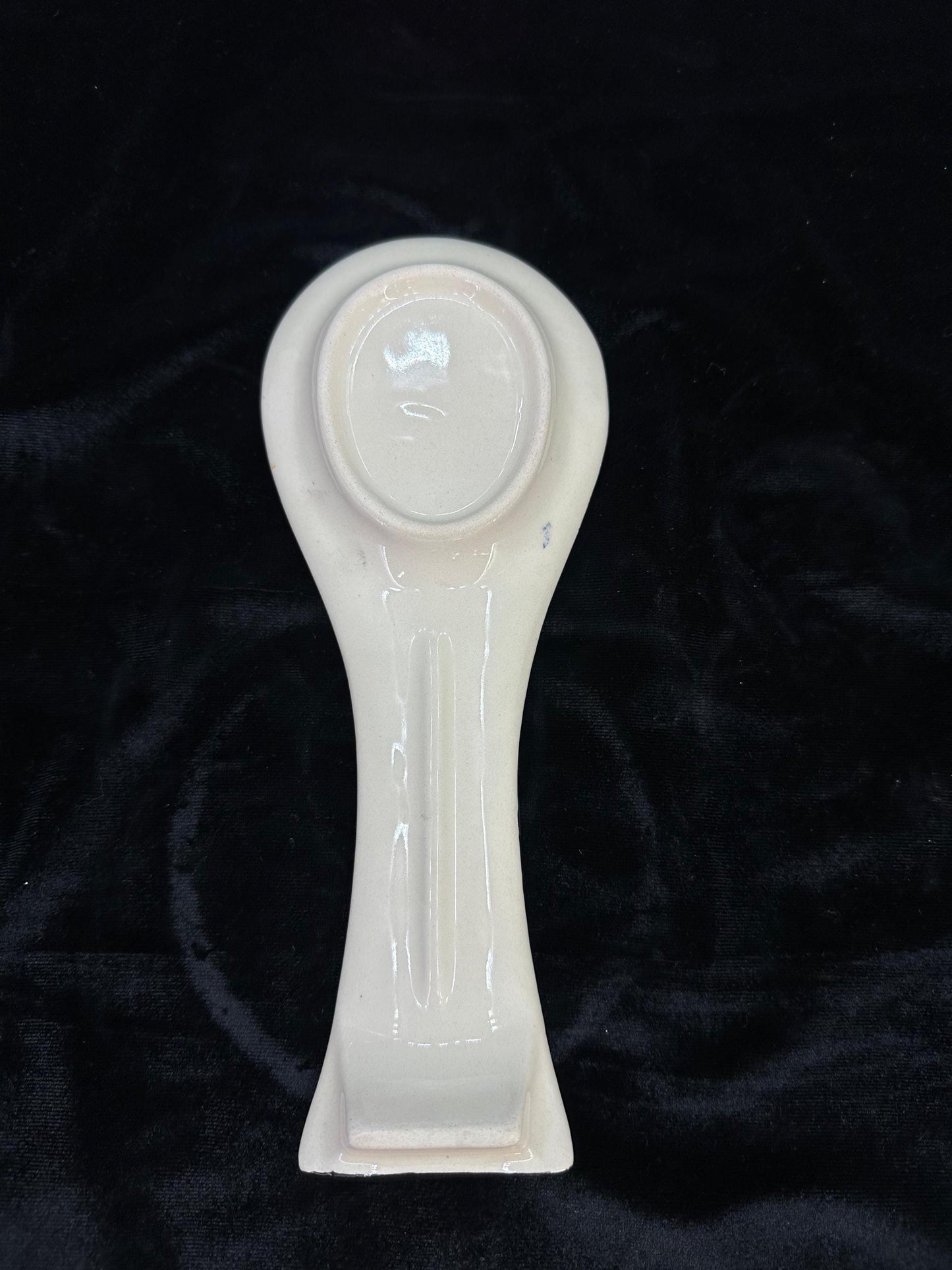 Hand-Painted Turkish Ceramic Spoon Rest โ Colorful Floral Design, Unique Kitchen Accessory, Artisan Gift, 1 Piece