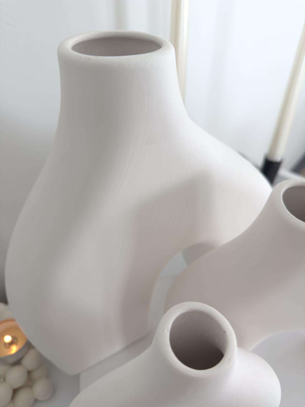 ceramic vase, boho vase, handmade vase, modern decor, pottery vase, scandinavian vase, flower vase, minimalist home decor