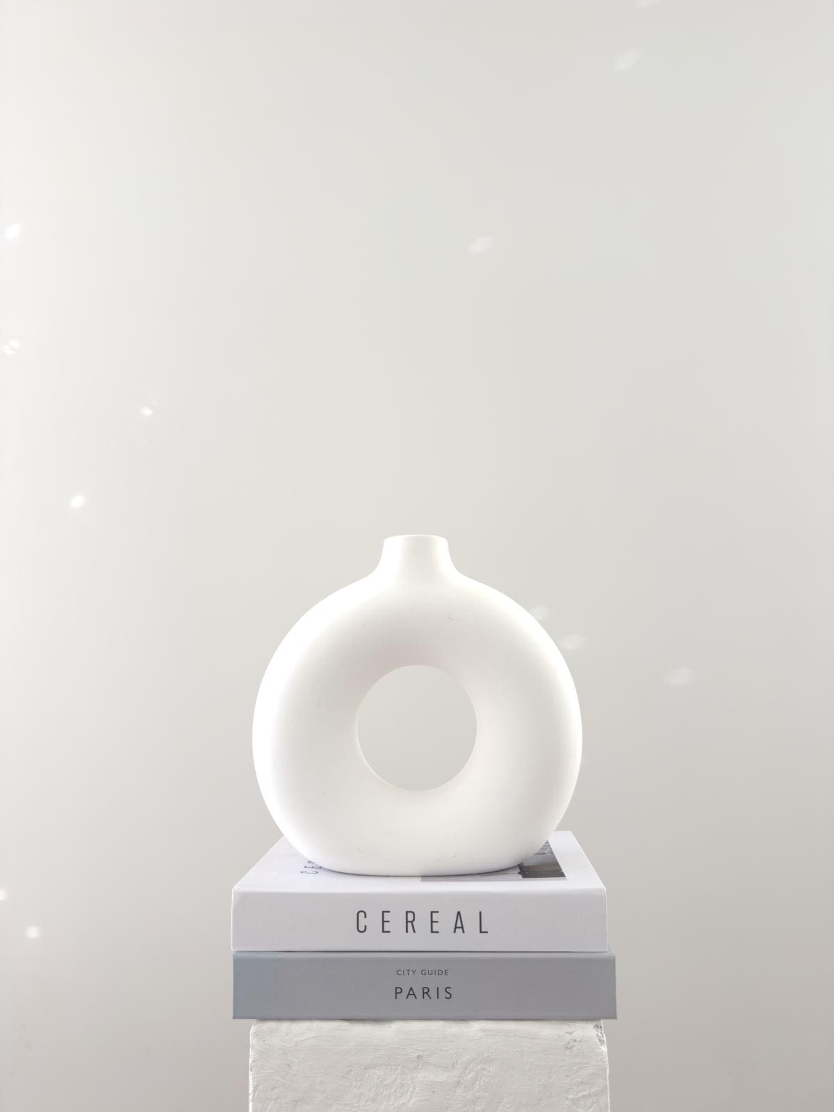 mona donut vase, ceramic vase, boho vase, handmade vase, scandi vase, minimalist vase, modern vase, clay vase, diy vase, unique vase