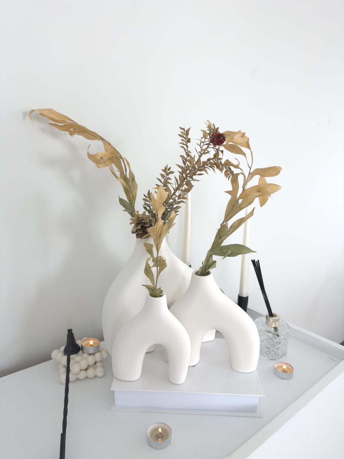 ceramic vase, boho vase, handmade vase, modern decor, pottery vase, scandinavian vase, flower vase, minimalist home decor