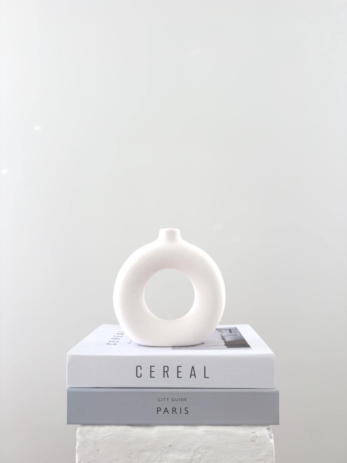 mona donut vase, ceramic vase, boho vase, handmade vase, scandi vase, minimalist vase, modern vase, clay vase, diy vase, unique vase