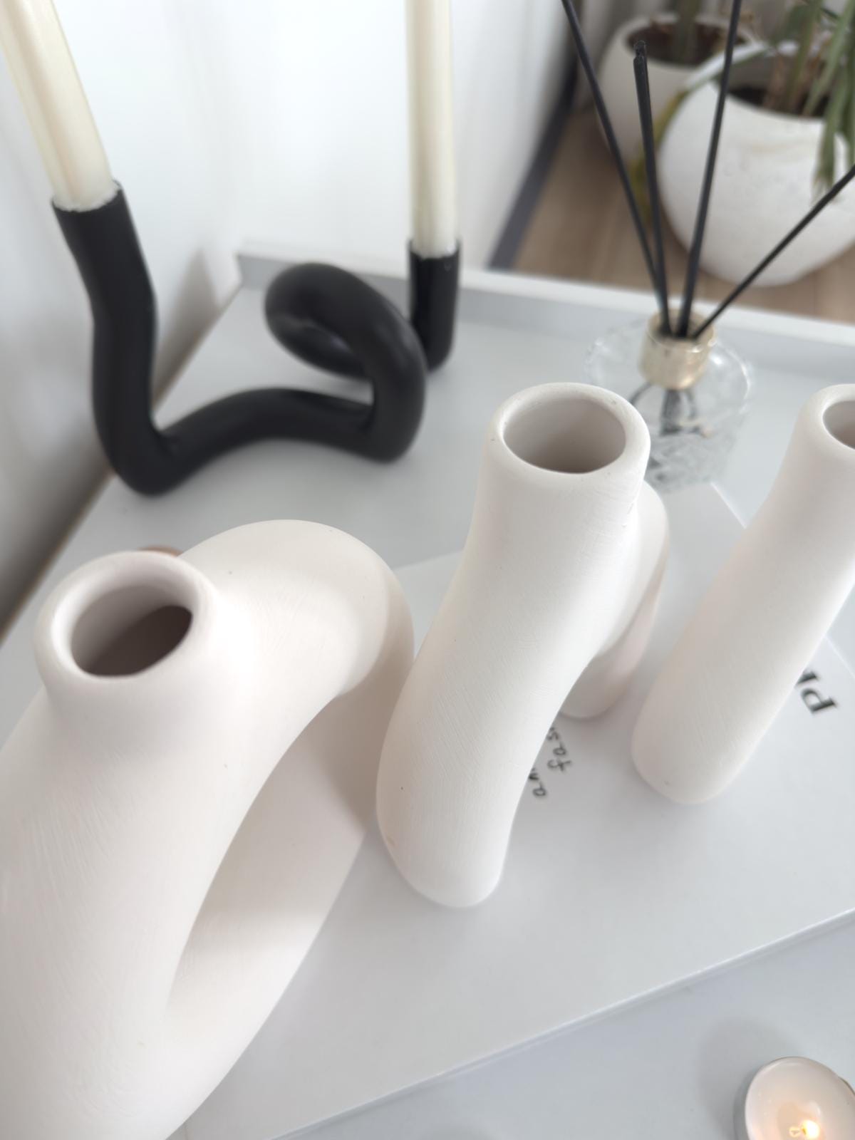ceramic vase, boho vase, handmade vase, modern vase, nordic vase, clay vase, diy vase, vase decor, minimalist home, pottery vase