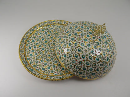 Handmade Ceramic Sugar Bowl with Gold Gilding – Unique Pottery Sugar Dish, Stylish Kitchen Accessory