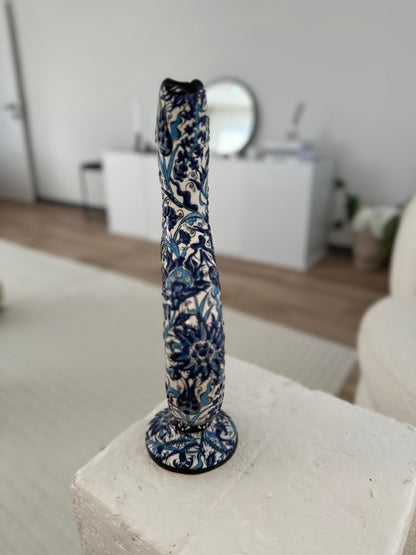 Handmade Turkish Ceramic Hittite Wine Jug – Authentic Pottery Decanter, Unique Home Decor & Gift
