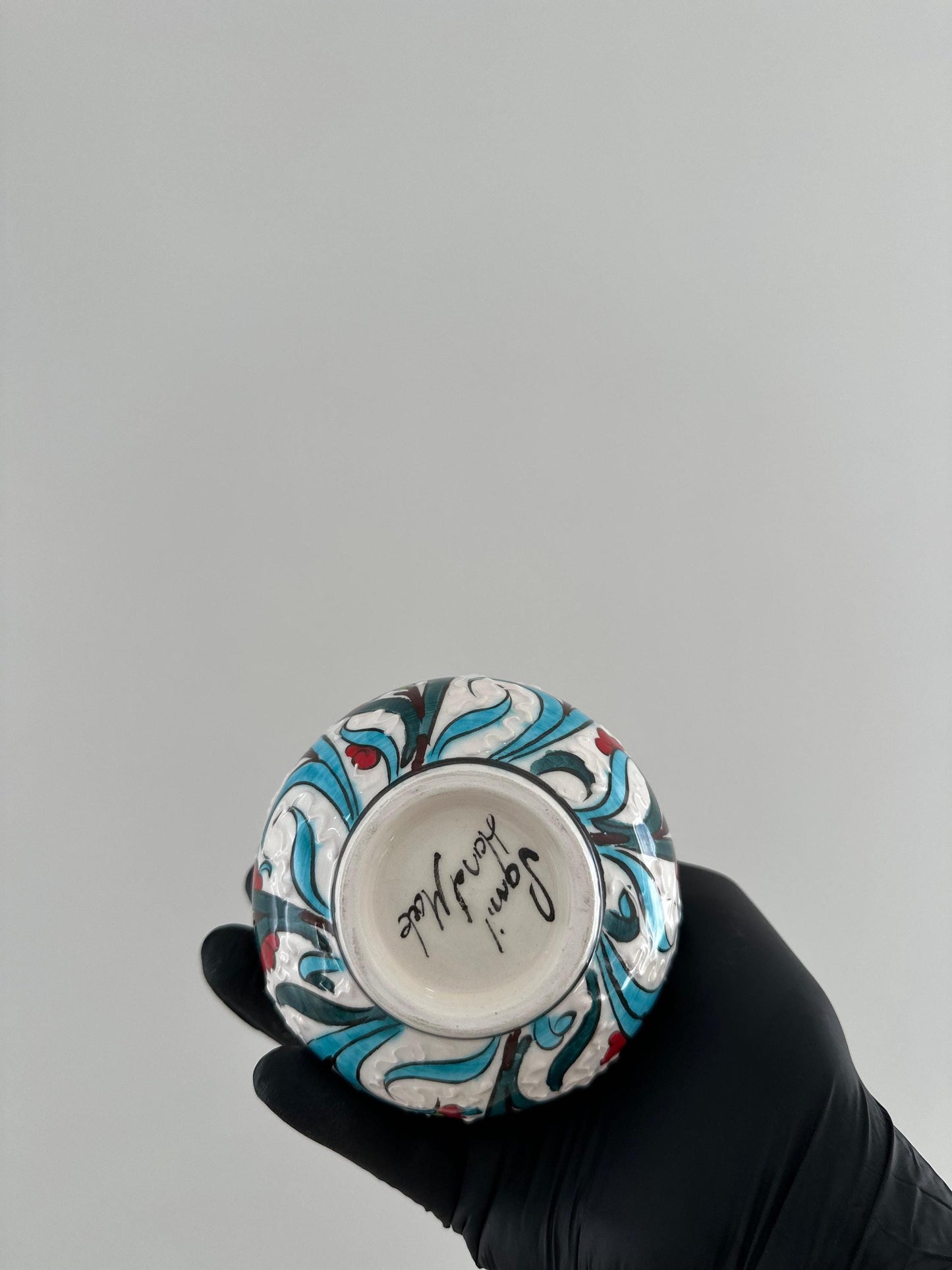 Hand-Painted Turkish Ceramic Vase – Iznik Pottery Decor, Traditional Floral Design, Unique Handmade Gift, Authentic Home Accent