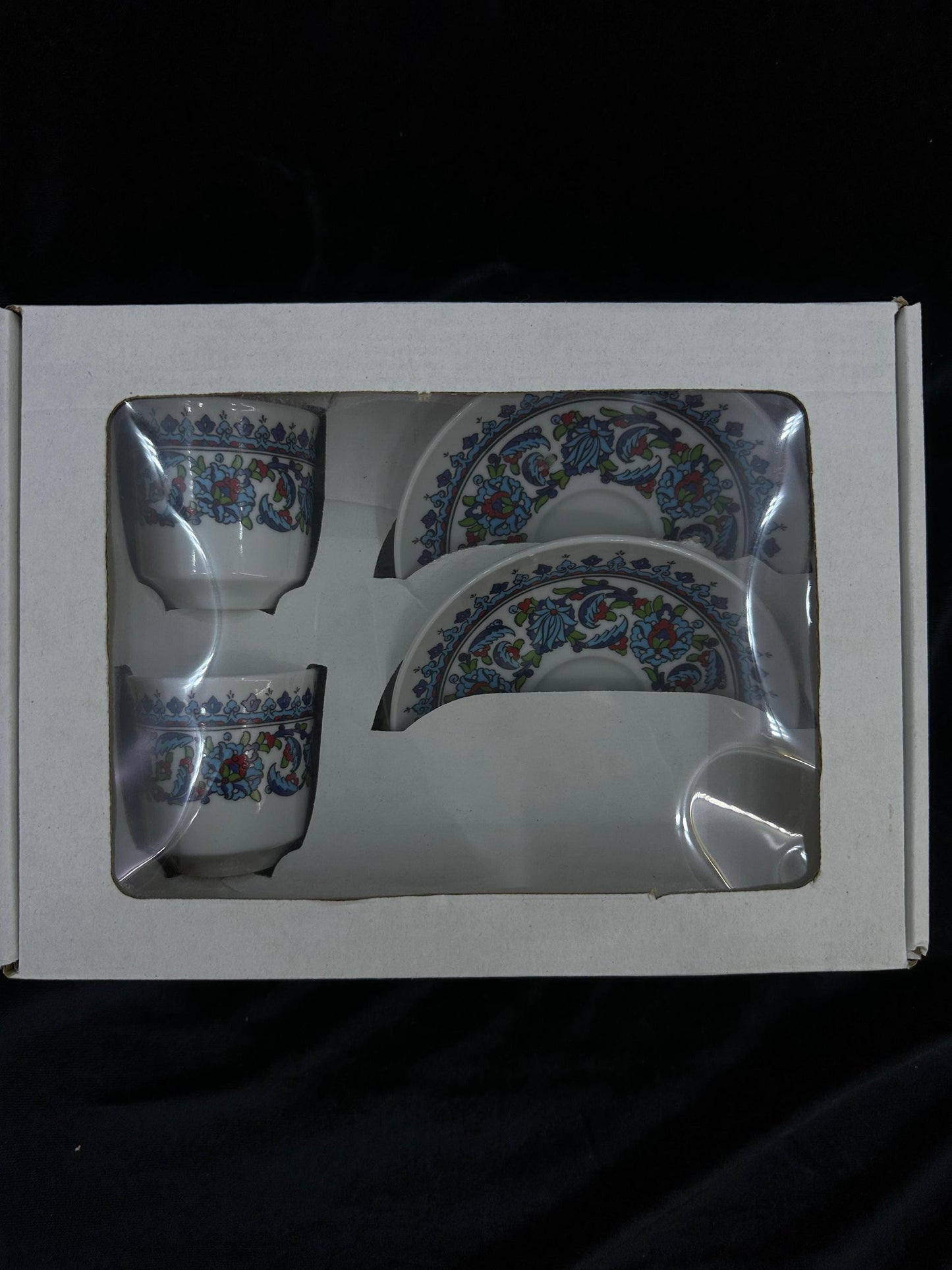 turkish coffee set, ceramic espresso cup, ottoman coffee gift, handmade coffee cups, floral cup set, pottery coffee decor