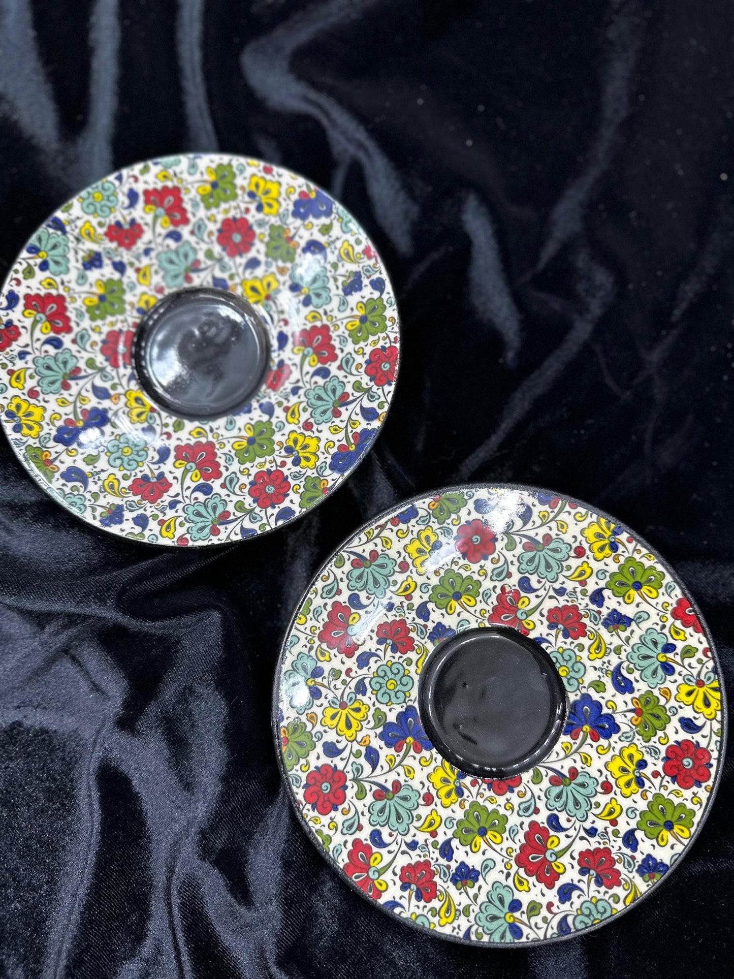 ceramic tea cup set, turkish tea cup, hand painted saucer, floral tea cup, ottoman tea set, ceramic gift, tea decor, handmade mug