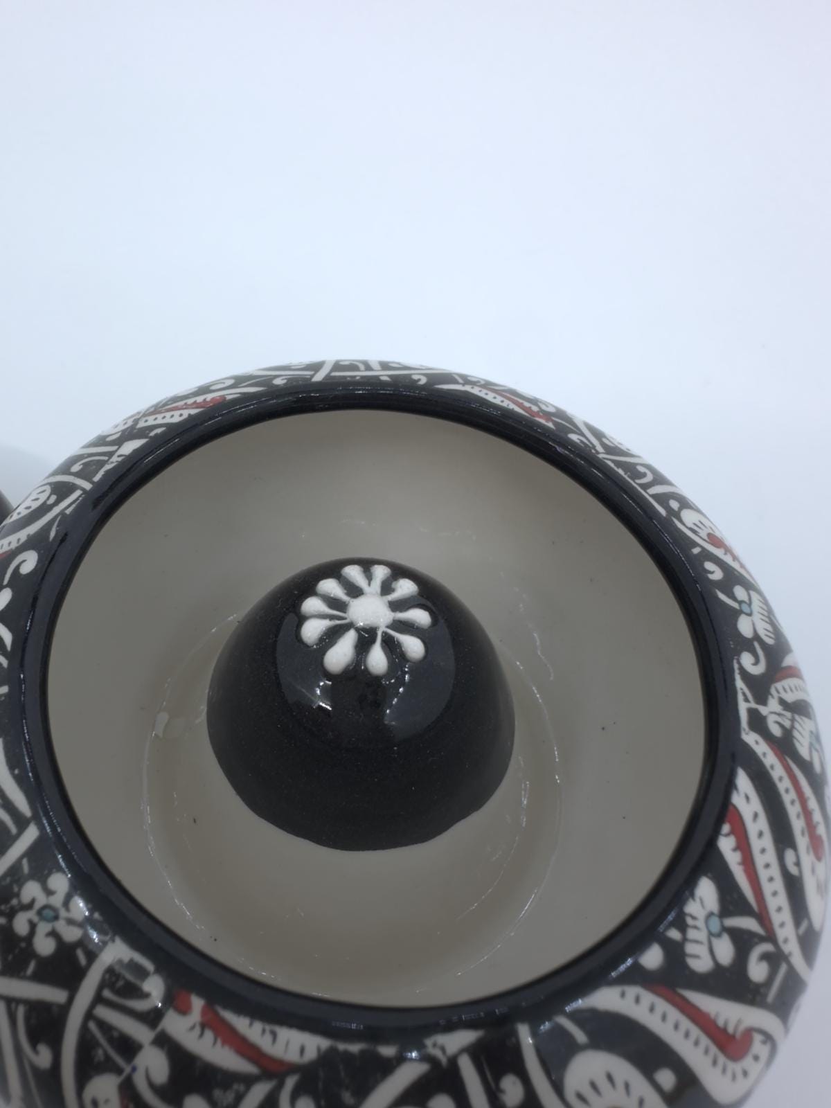 Handmade Ceramic Ashtray - Traditional Turkish Floral Design - Decorative and Functional Ceramic Smoking Accessory