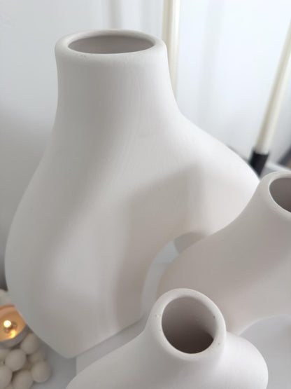 ceramic vase, boho vase, handmade vase, modern decor, pottery vase, scandinavian vase, flower vase, minimalist home decor