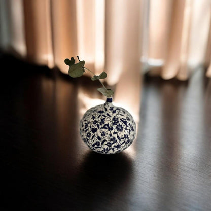 Handmade Turkish Ceramic Fig Decor - Iznik Style Floral Design - Unique Home Accent or Gift - Traditional Pottery Art 1 Piece