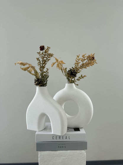 ceramic vase set, boho vase, handmade vase, modern vase, scandi vase, minimalist vase, clay vase, vase decor, pottery vase, diy vase