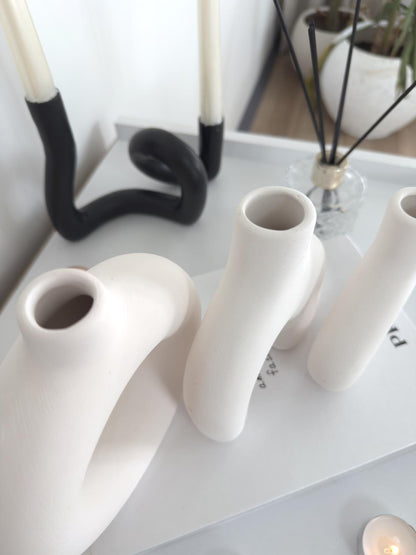 ceramic vase, boho vase, handmade vase, modern vase, nordic vase, clay vase, diy vase, vase decor, minimalist home, pottery vase
