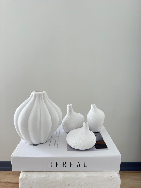 stone vase set, nordic vase, scandi decor, minimalist vase, handmade vase, pampas vase, dried flower vase, boho vase, home decor